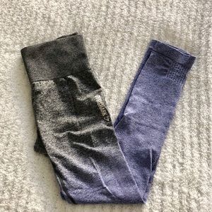 Gymshark vital seamless ombré leggings sz s